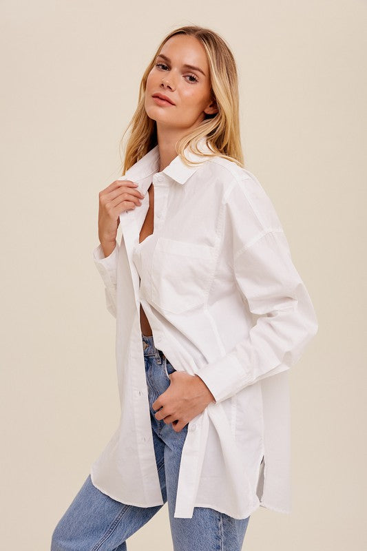 Oversized Button Down Shirt