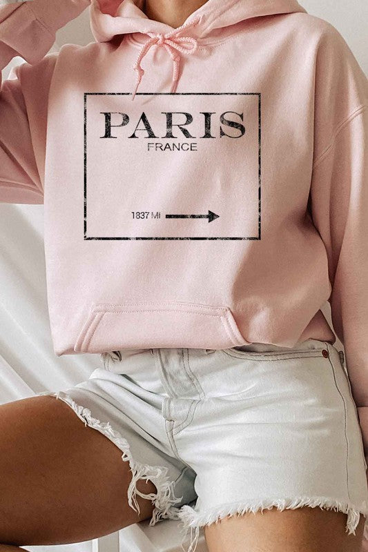 Paris France Graphic Hoodie