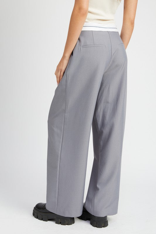 Reverse Waist Band Trouser