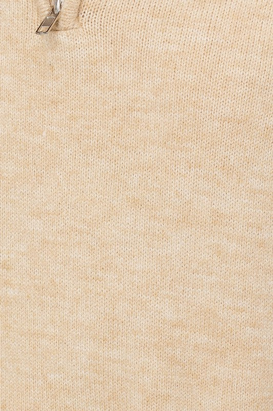 Half Zip Sweater Dress